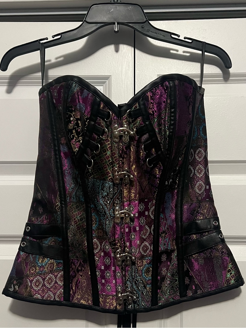 Steampunk Inspired Patchwork Corset Top